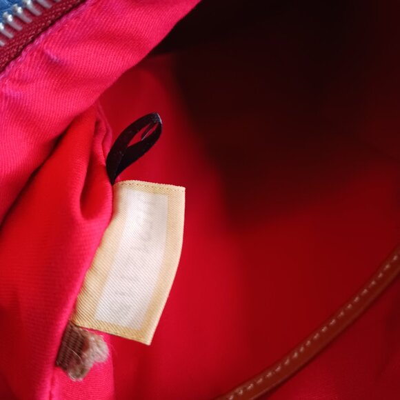 Dooney & Bourke Pebble Leather Blue and Brown Hobo Bag - Picture 14 of 16